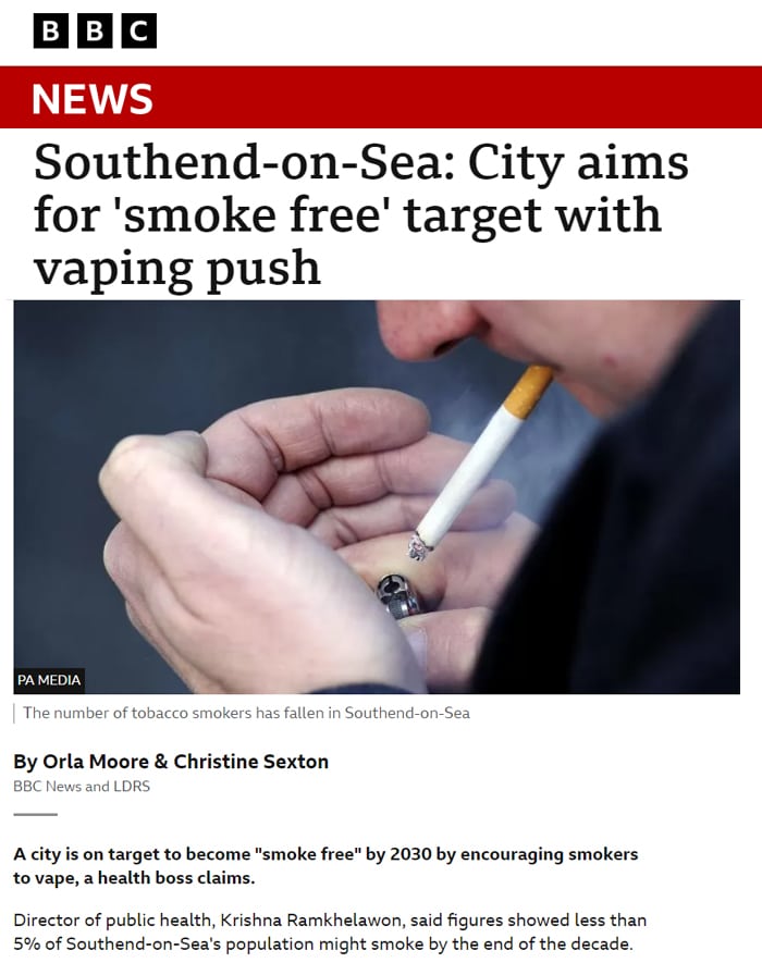 bbc southend smoke free