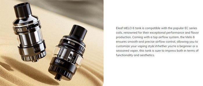 eleaf melo 6 features