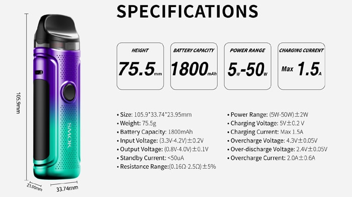 nord c specifications