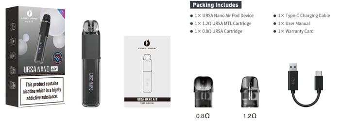 ursa nano air contents