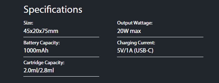 evio grip specs