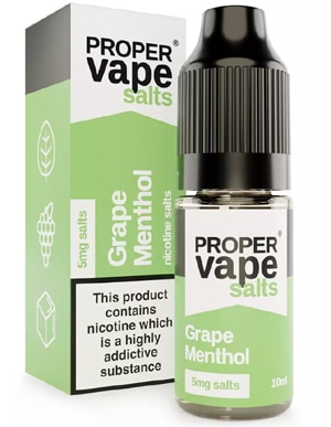 proper vape salts grape menthol