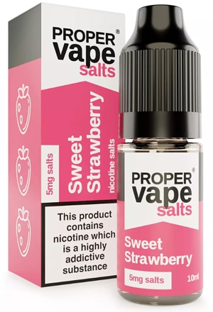 proper vape salts sweet strawberry