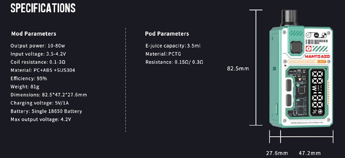 rincoe manto aio plus 2 specs