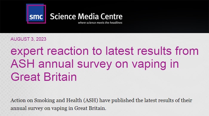 smc reaction ash survey 2023