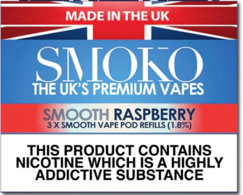 smoko smooth raspberry