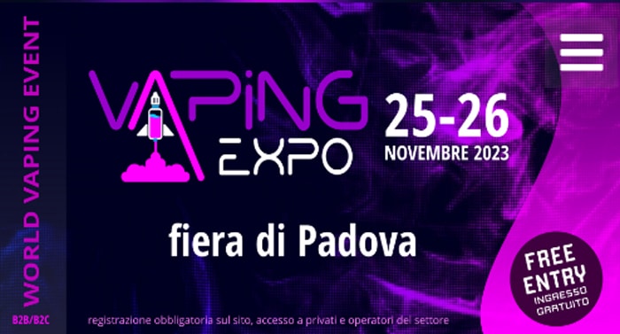 vaping expo padova banner