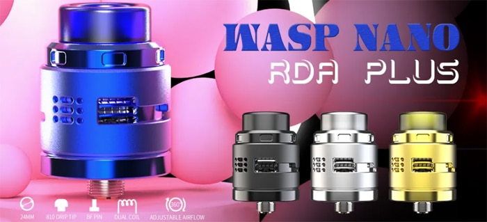 wasp nano rda plus banner