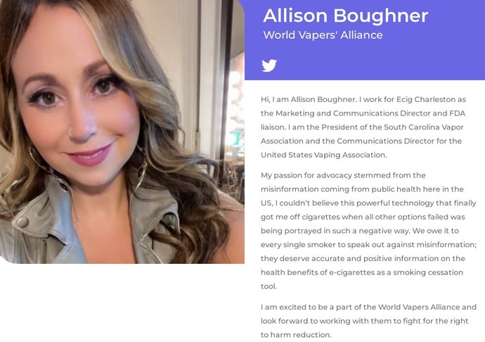 allison boughner WVA profile