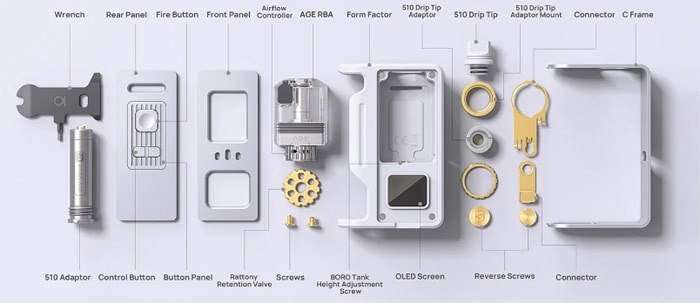 aspire raga aio components