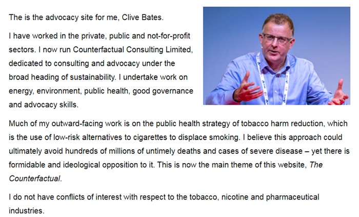 clive bates bio