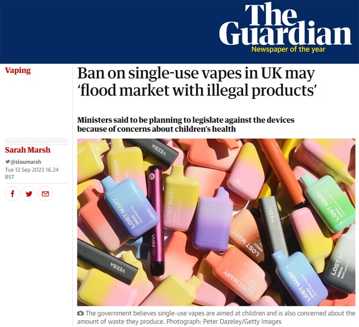 Is Britain's disposable vape market beyond saving?