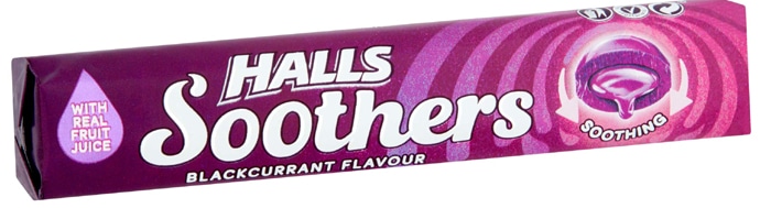 halls blackcurrant soothers