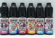 Doozy seriously salty bottle range