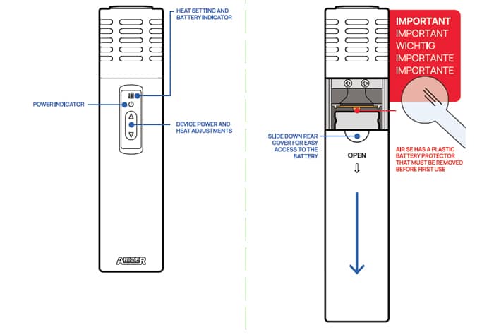 arizer air se diagram