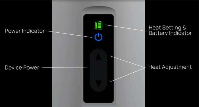 arizer air se display