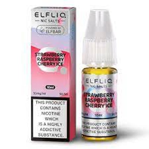 elfliq straw rasp cherry ice