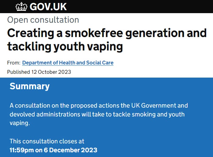 gov consult vaping smoking 2023