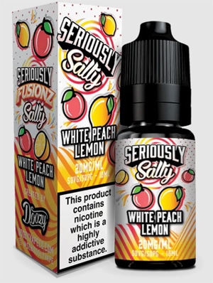 seriously salty white peach lemon