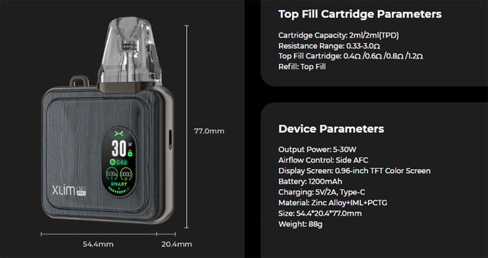 xlim sq pro specs