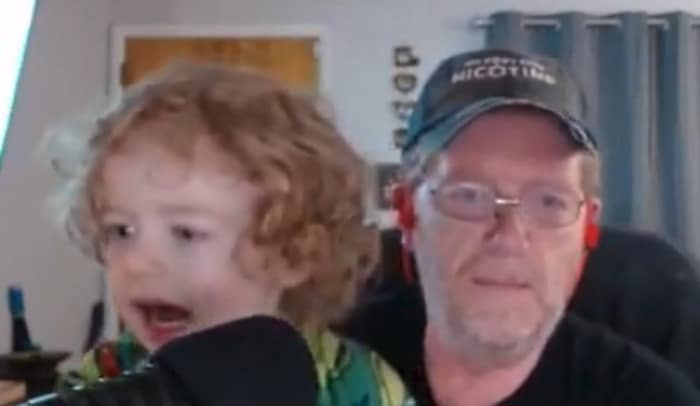 Kevin with Grandson