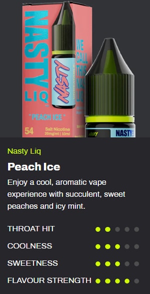 Nasty liq Peach Ice 2