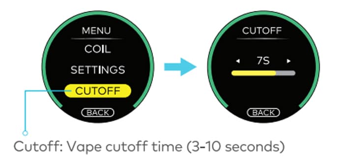 klypse mecha cut off setting