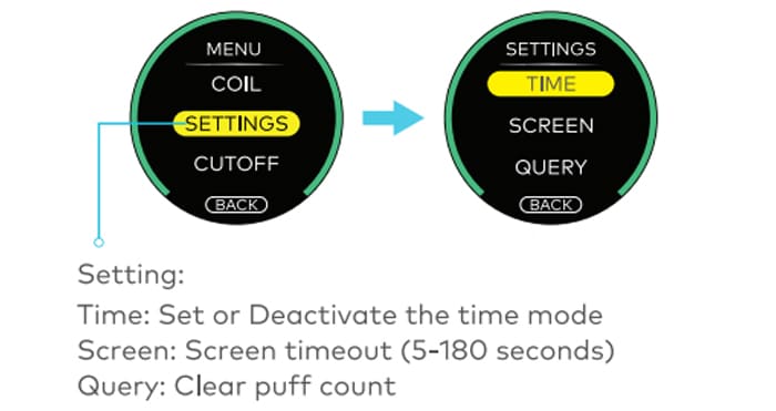 klypse mecha time setting