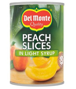 peach slices tin can
