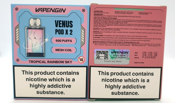 vapengin venus pod box