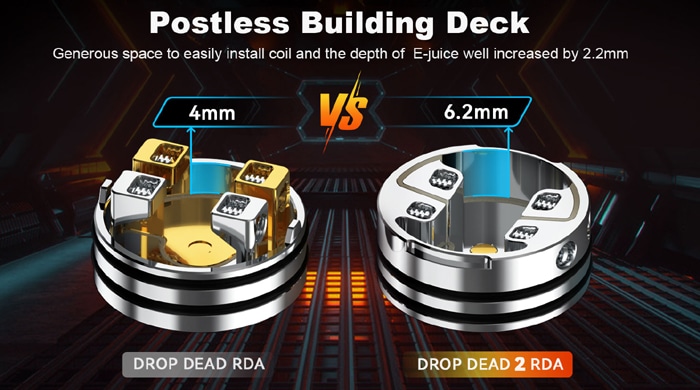 drop dead 2 rda deck comparison