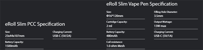 eRoll Slim - Easy Kit - Joyetech - LCA distribution - New version