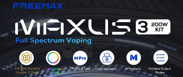 maxus 3 200w features