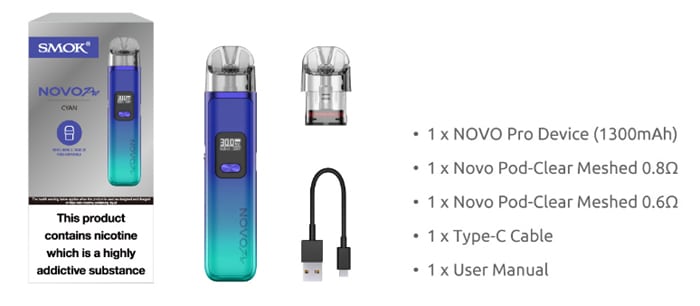 novo pro contents