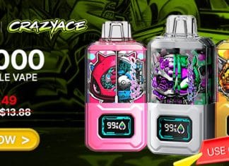 Deal CRAZYACE B15000 Disposable