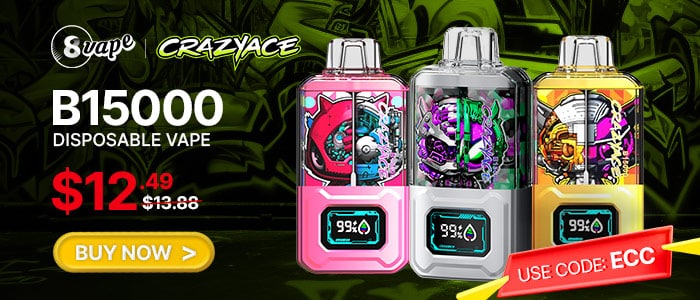 Deal CRAZYACE B15000 Disposable