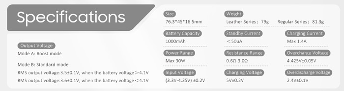 novo master box specs