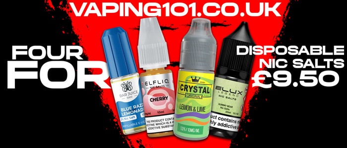 vaping 101 4 nic salt deal