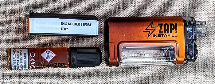 zap instafill vape review