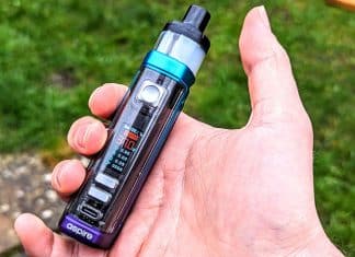 aspire veynom lx in hand