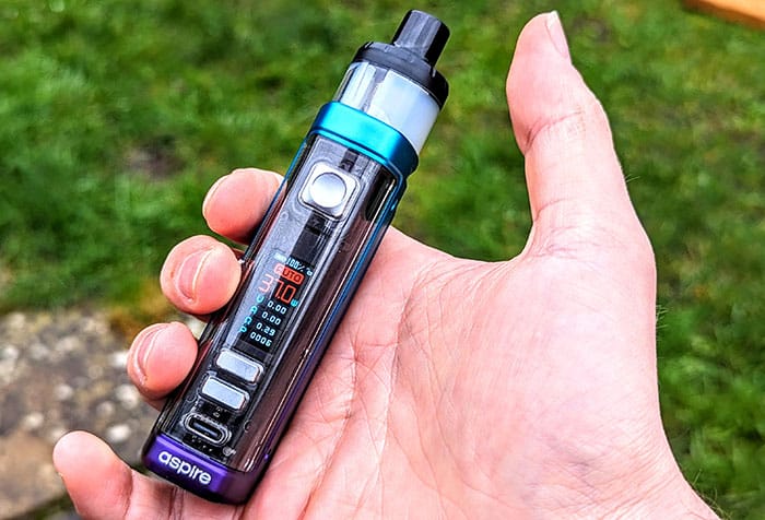 aspire veynom lx in hand