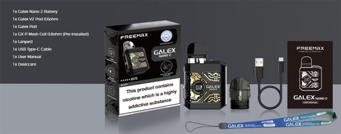 galex nano 2 contents