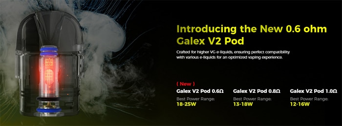 galex v2 pod options