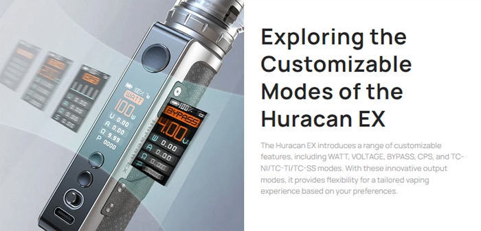 huracan lx ex modes