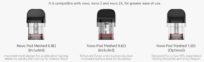 novo master box pod options