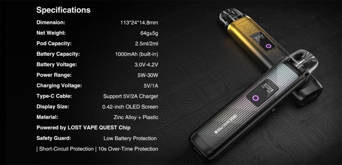 ursa nano pro 2 specs