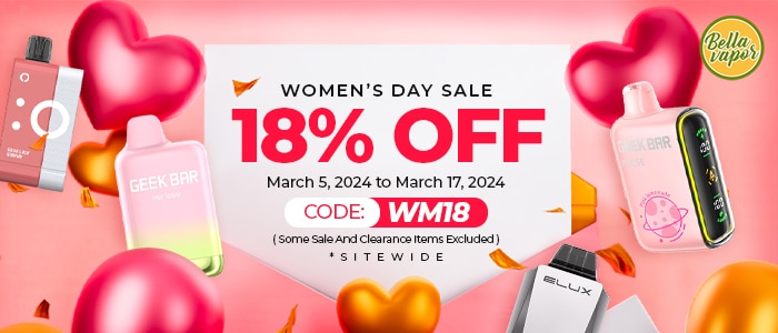 Womens day sale 2024 bella vapor