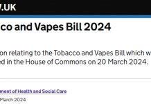 Tobacco vapes bill 2024