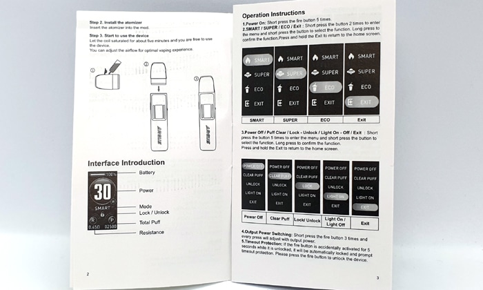 Argus G2 instructions