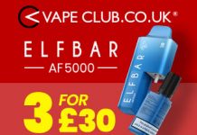 Vape Deal!! 3x Elfbar AF5000 For Only £30! cheap elf a5000 deal